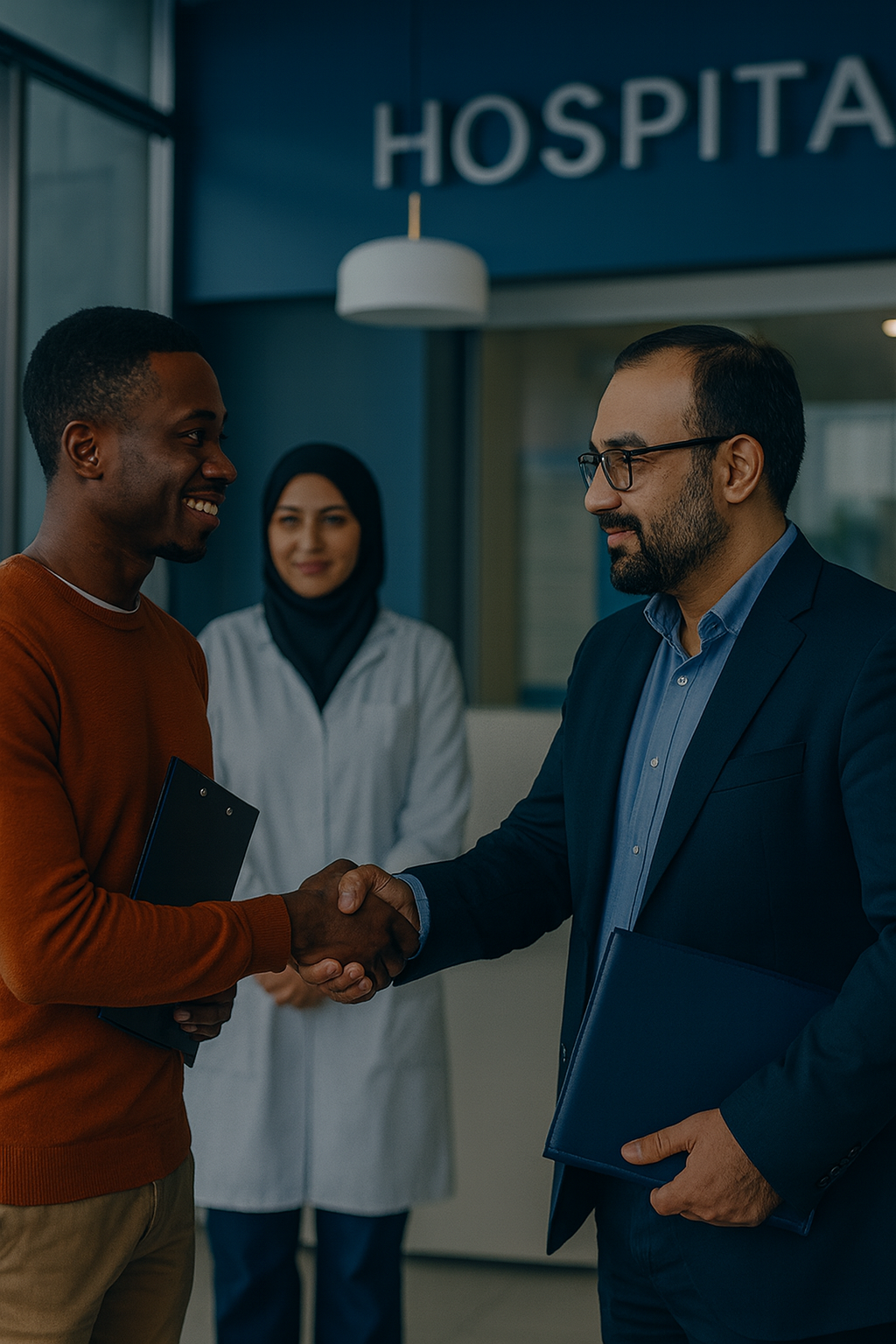 تصویر همکاری بیمارستانی